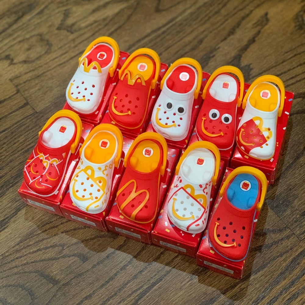 New McDonald’s x Crocs Happy Meal Toy 2024 Full Set of 10